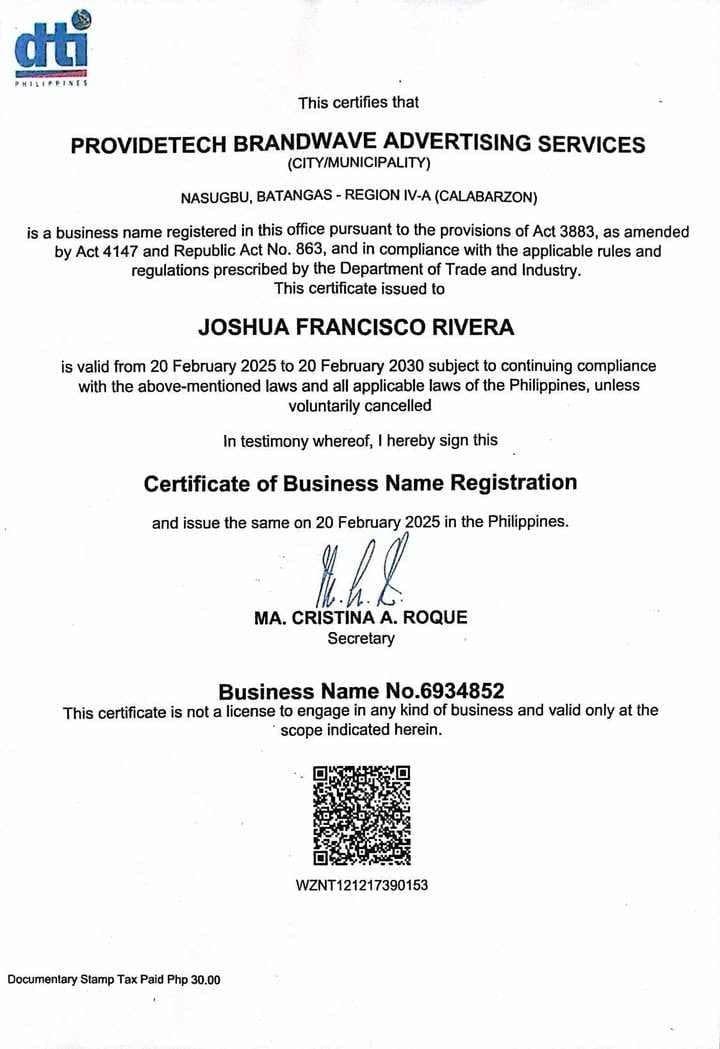 Business Name Registration